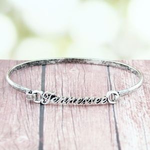Burnished Silvertone Tennessee Bracelet! NWT!